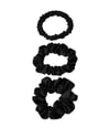 Produktbillede 2 af 3, flaconi Collection Scrunchie Trio aus 100% Seide Hårelastik