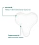 Produktbild 4 von 5, APRICOT Wiederverwendbares Dekolleté Pad Silikonpad