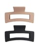 Produktbillede 1 af 4, REVOLUTION Rectangle Matte Clip Hårnåle
