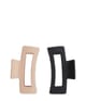 Produktbild 3 von 4, REVOLUTION Rectangle Matte Clip Haarspangen