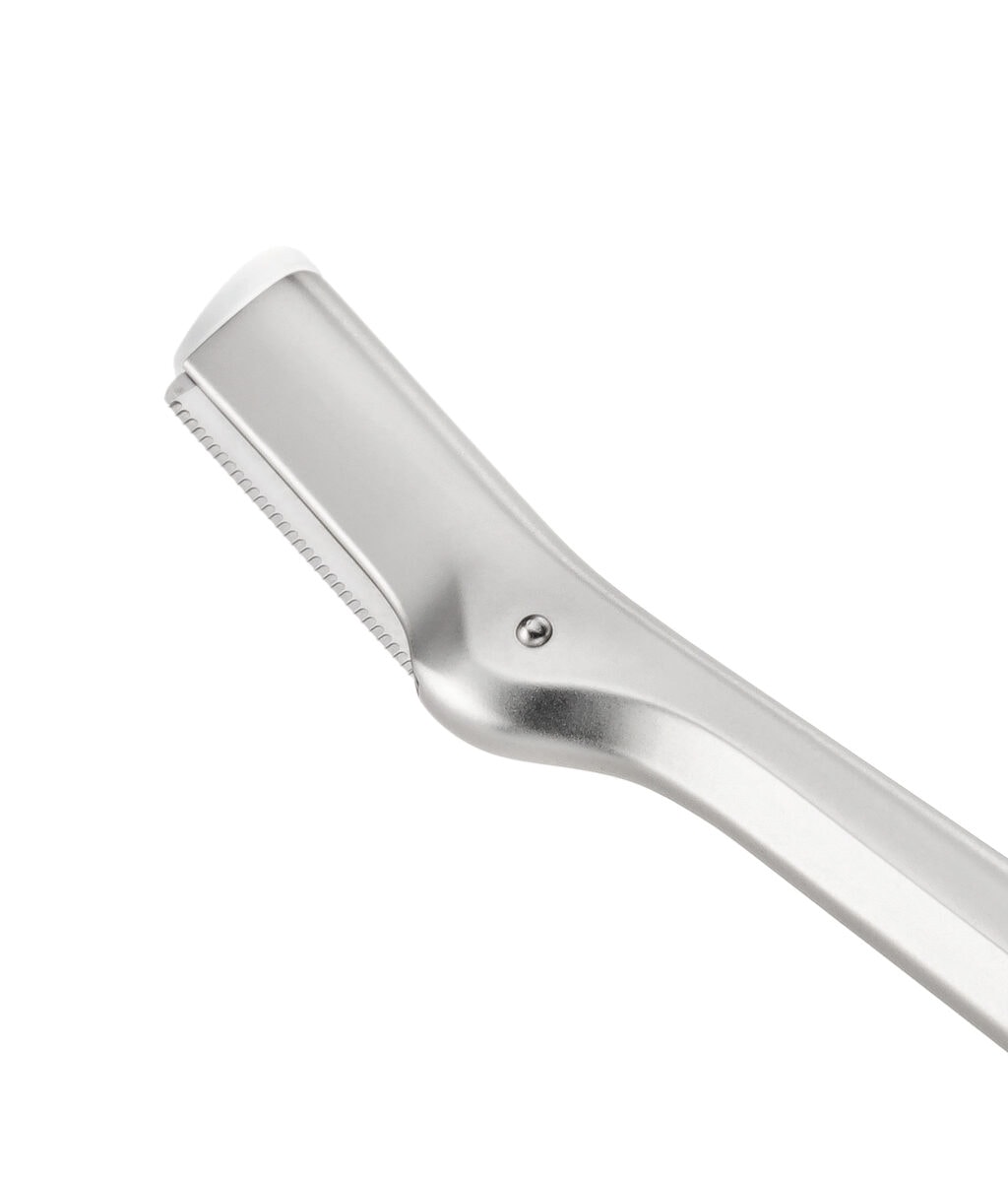 Набор для бровей Tweezerman Mini Slant Tweezer & Brow Razor Set, пинцет и бритва — фото 2