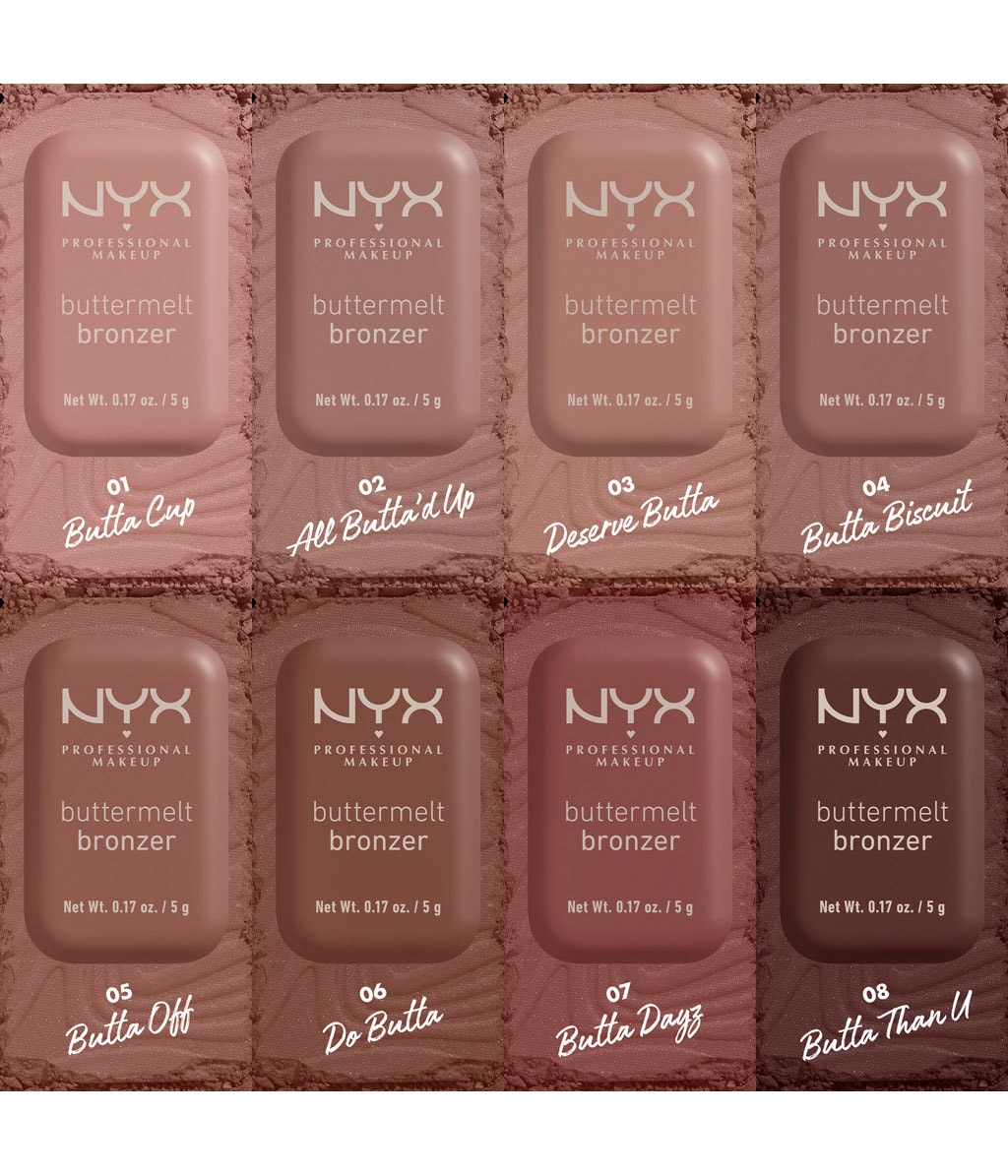 Бронзер NYX Professional Makeup Buttermelt Bronzer с мягкой текстурой, оттенок 03.5 Butta'd Down, 5 г — фото 6