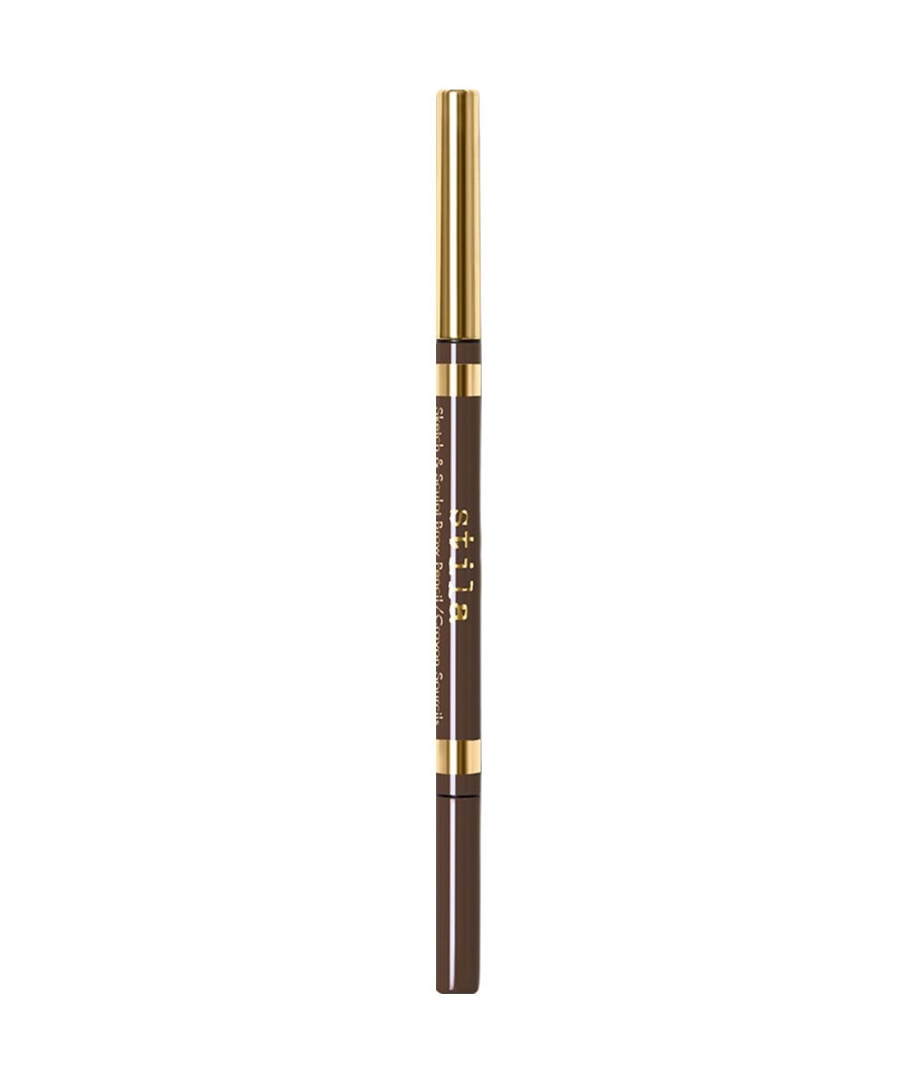 Карандаш для бровей Stila Sketch & Sculpt Brow Pencil, двусторонний, с ультратонким кончиком, оттенок Dark