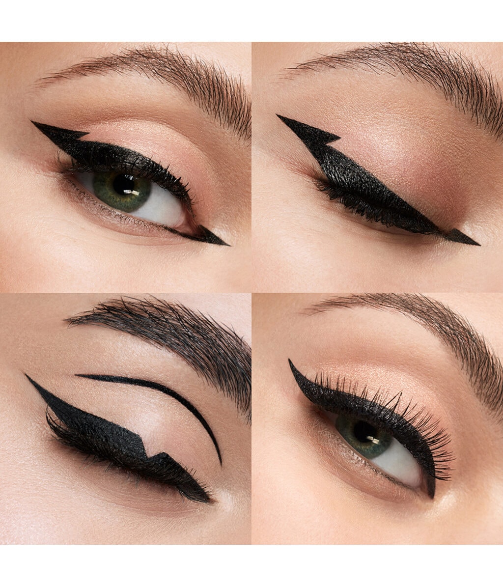 Подводка для глаз Stila Stay All Day Dual-Ended Waterproof Liquid Eye Liner, двусторонняя, оттенок Intense Black, 1 мл — фото 6