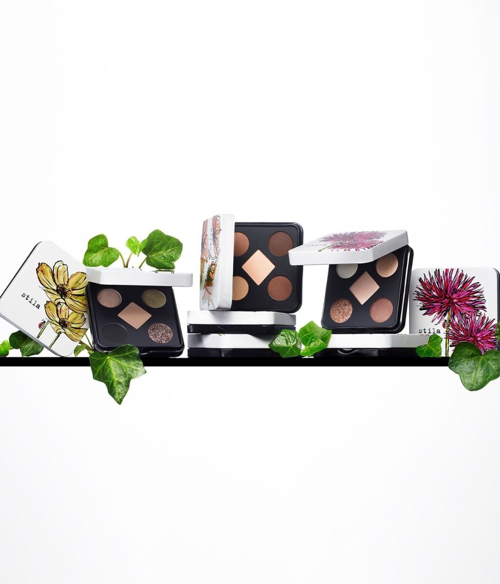 Палетка теней Stila Pocket Play Wild Flowers, компактная, многофункциональная, 15 г — фото 6