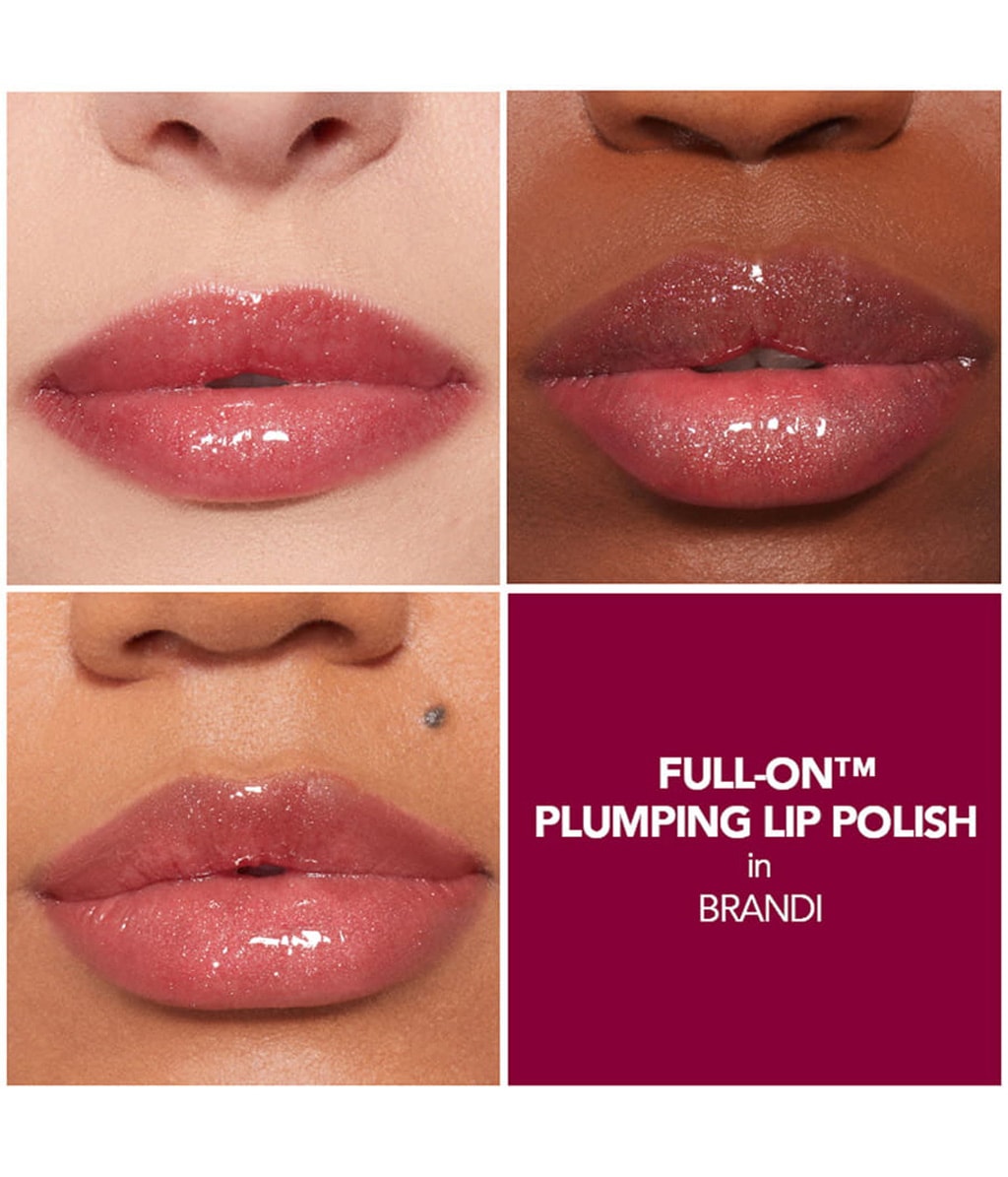 Блеск для губ Buxom Full-On Plumping Lip Polish, с эффектом объёма, оттенок Brandi, 4,45 мл — фото 4