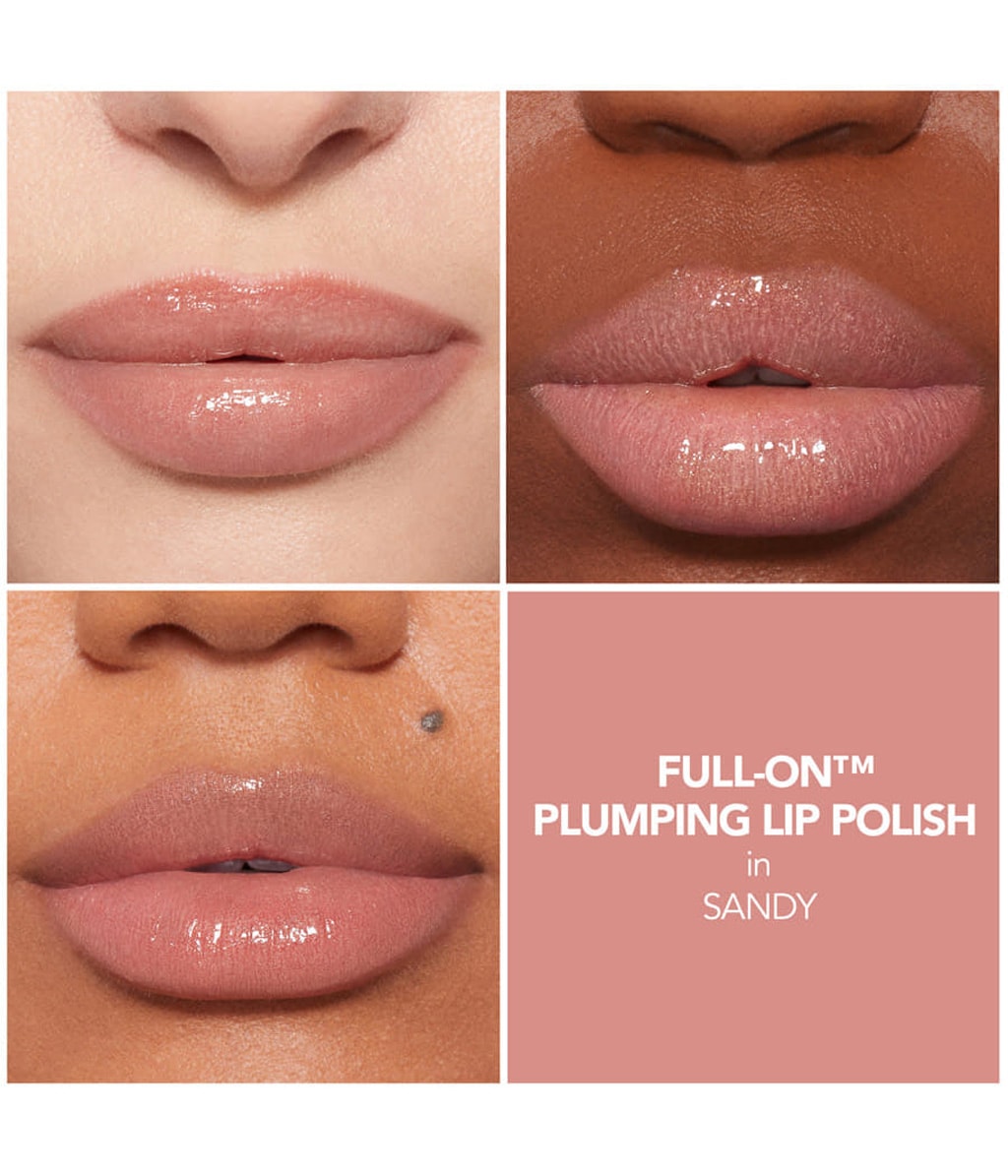 Блеск для губ Buxom Full-On Plumping Lip Polish, с эффектом объёма, оттенок Sandy, 4,45 мл — фото 4