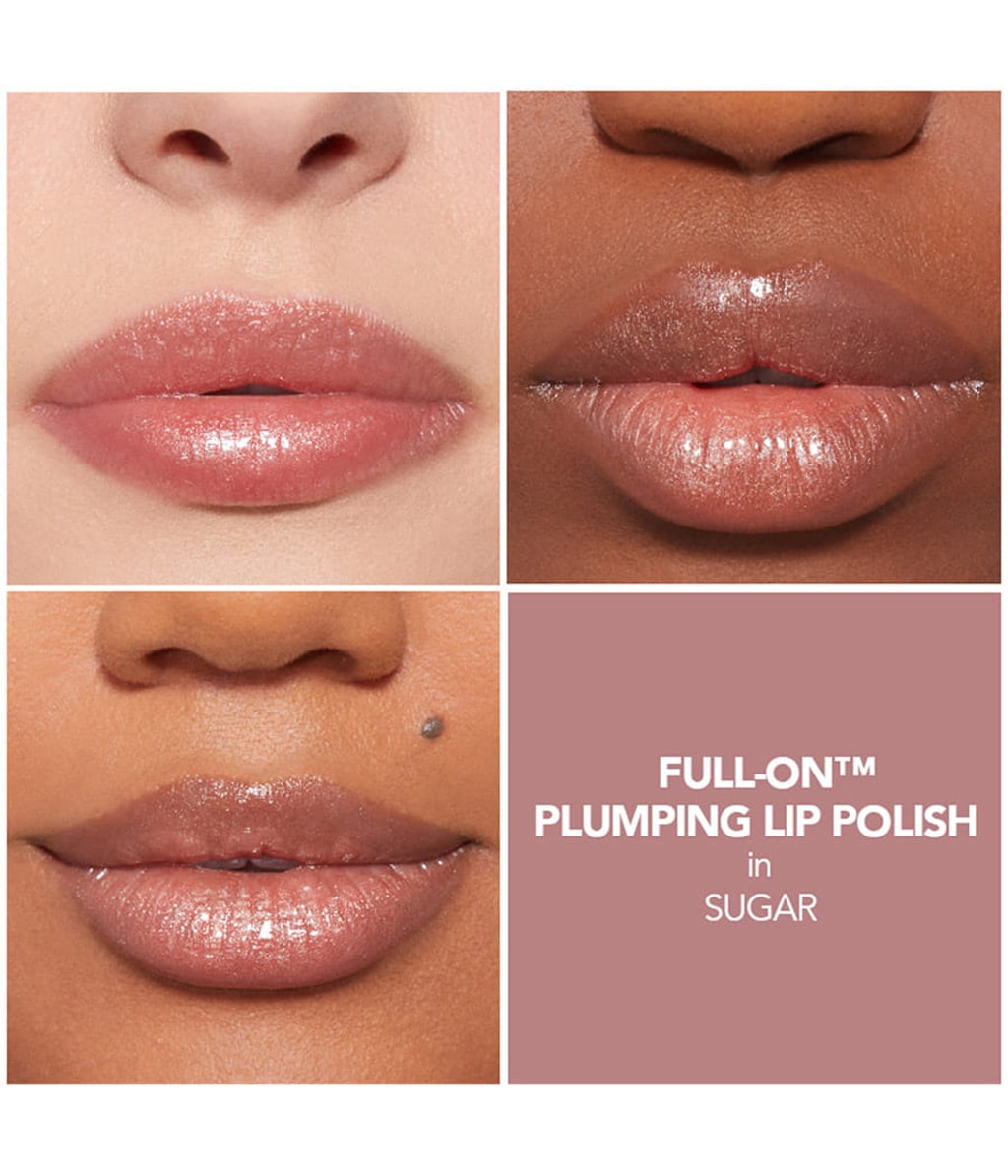 Блеск для губ Buxom Full-On Plumping Lip Polish, с эффектом объёма, оттенок Sugar, 4,45 мл — фото 4