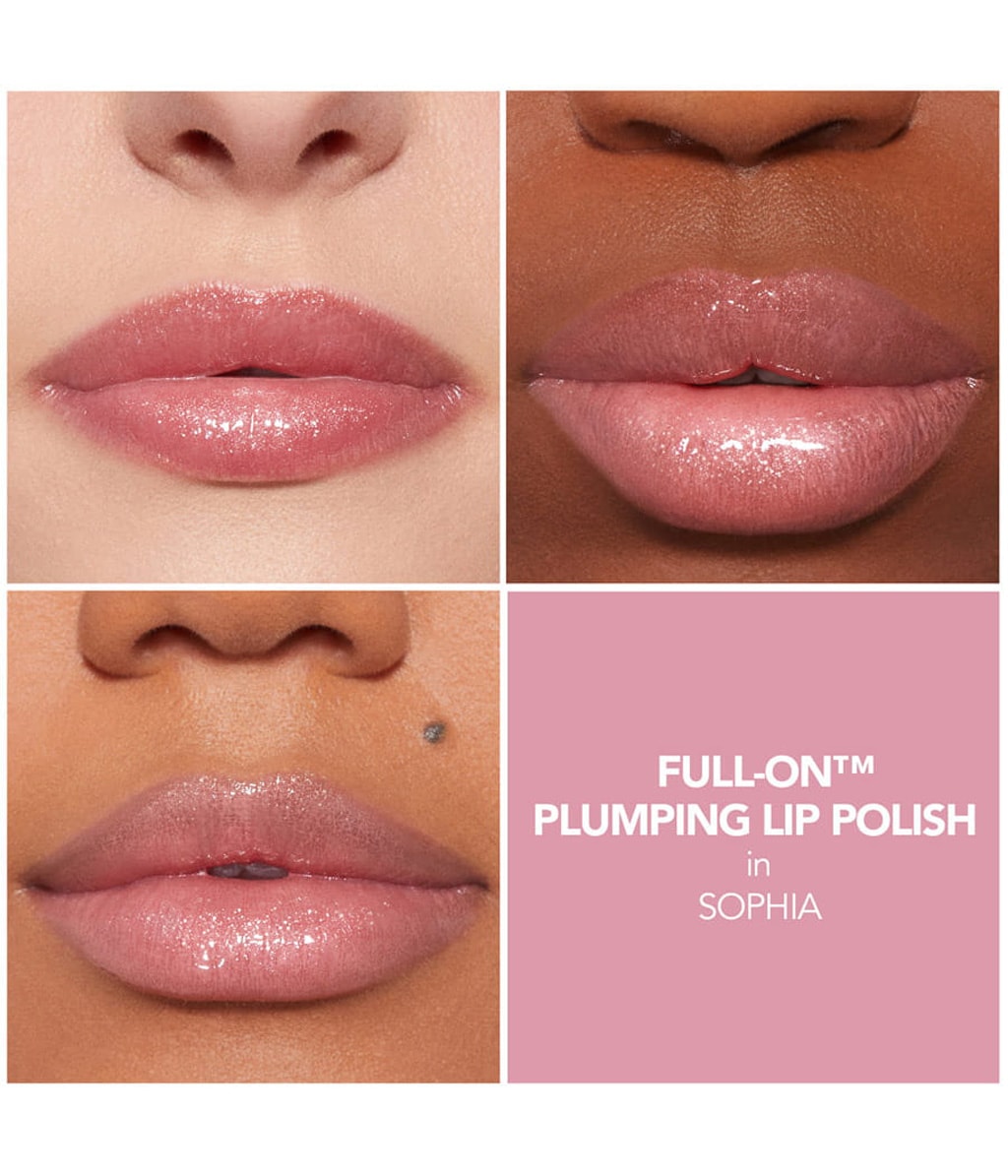 Блеск для губ Buxom Full-On Plumping Lip Polish, с эффектом объёма, оттенок Sophia, 4,45 мл — фото 4