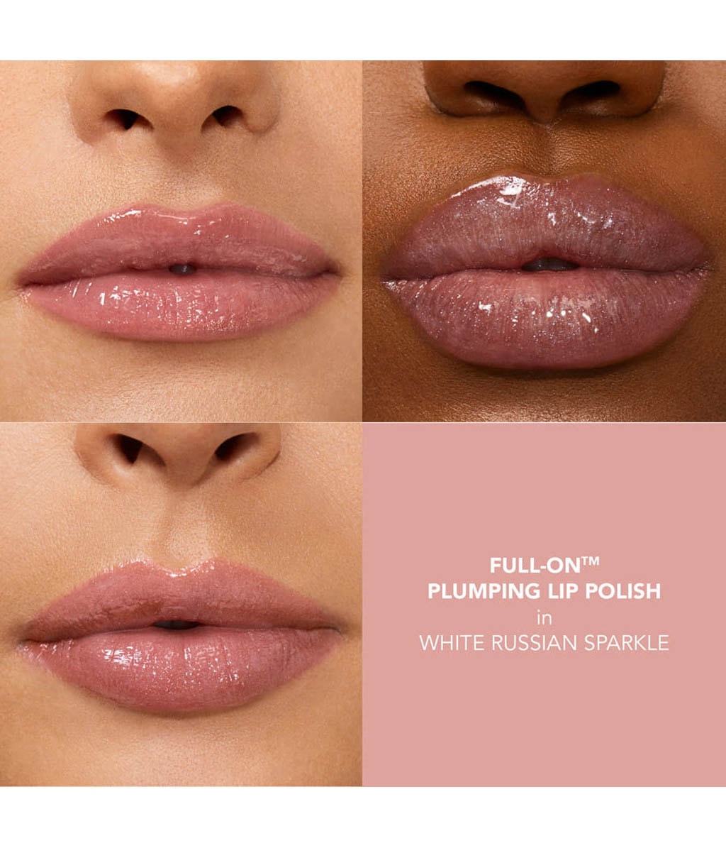 Блеск для губ Buxom Full-On Plumping Lip Polish, с эффектом объёма, оттенок White Russian Sparkle, 4,45 мл — фото 4