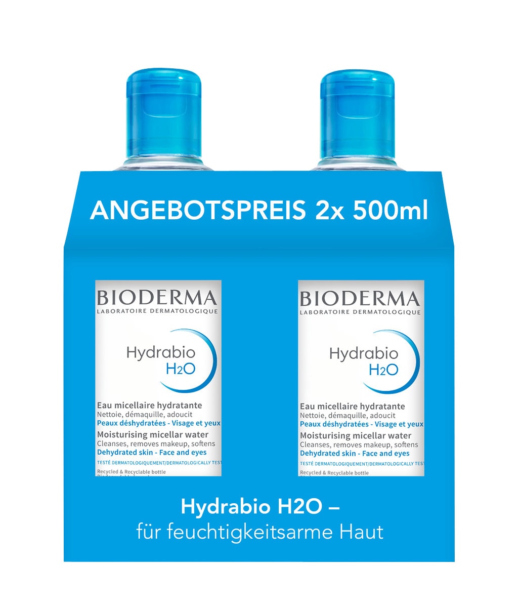 Мицеллярная вода Bioderma Hydrabio H2O увлажняющая, для сухой и чувствительной кожи, 1000 мл