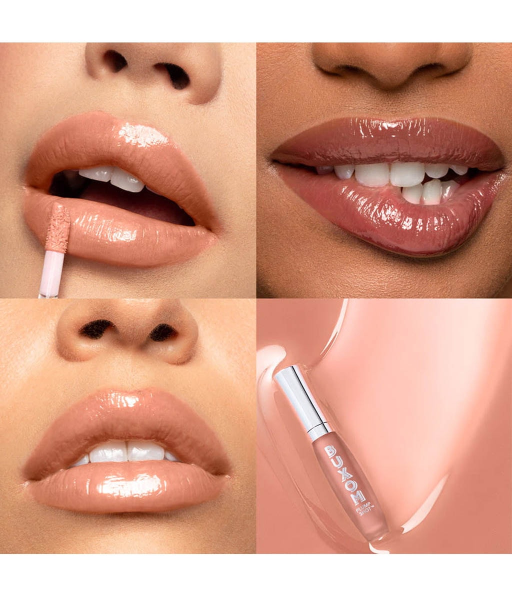 Сыворотка-блеск для губ Buxom Plump Shot Collagen-Infused Lip Serum с коллагеном, оттенок Exposed, 4 мл — фото 4