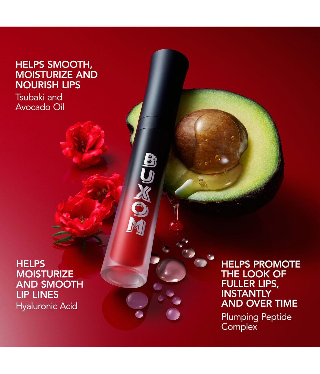 Жидкая помада Buxom Full-On Collagen Infused Liquid Lipstick, матовая, оттенок Comin' Up Roses, 3,5 мл — фото 4