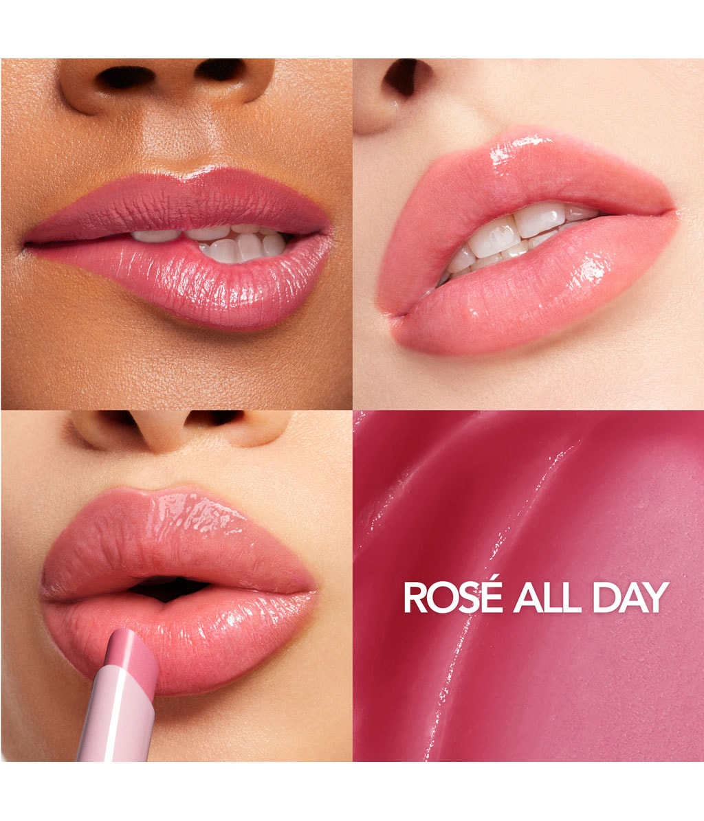 Оттеночный бальзам для губ Buxom Full-On Plumping Lip Glow Balm, с эффектом объёма, оттенок Rose All Day, 2 г — фото 3