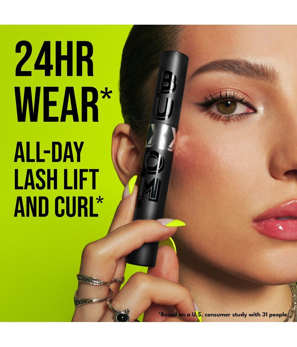 Тушь для ресниц Buxom Lash Xtension Lift удлиняющая, с эффектом подъёма, оттенок Xtremely Black, 6 мл — фото 6