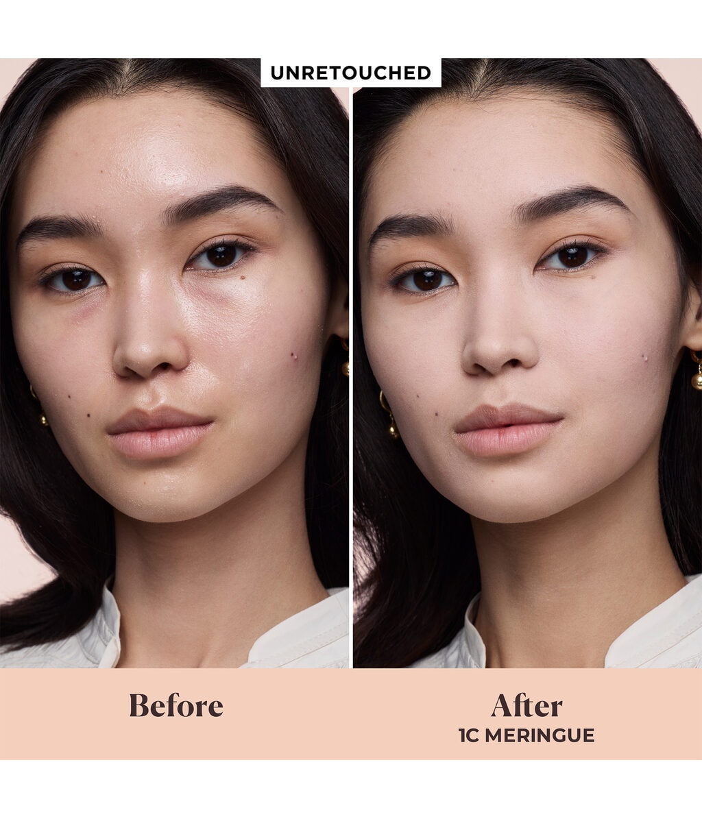 Компактная пудра Laura Mercier Real Flawless Feather Matte Powder Foundation матовая, оттенок 1C Meringue, 8 г — фото 3