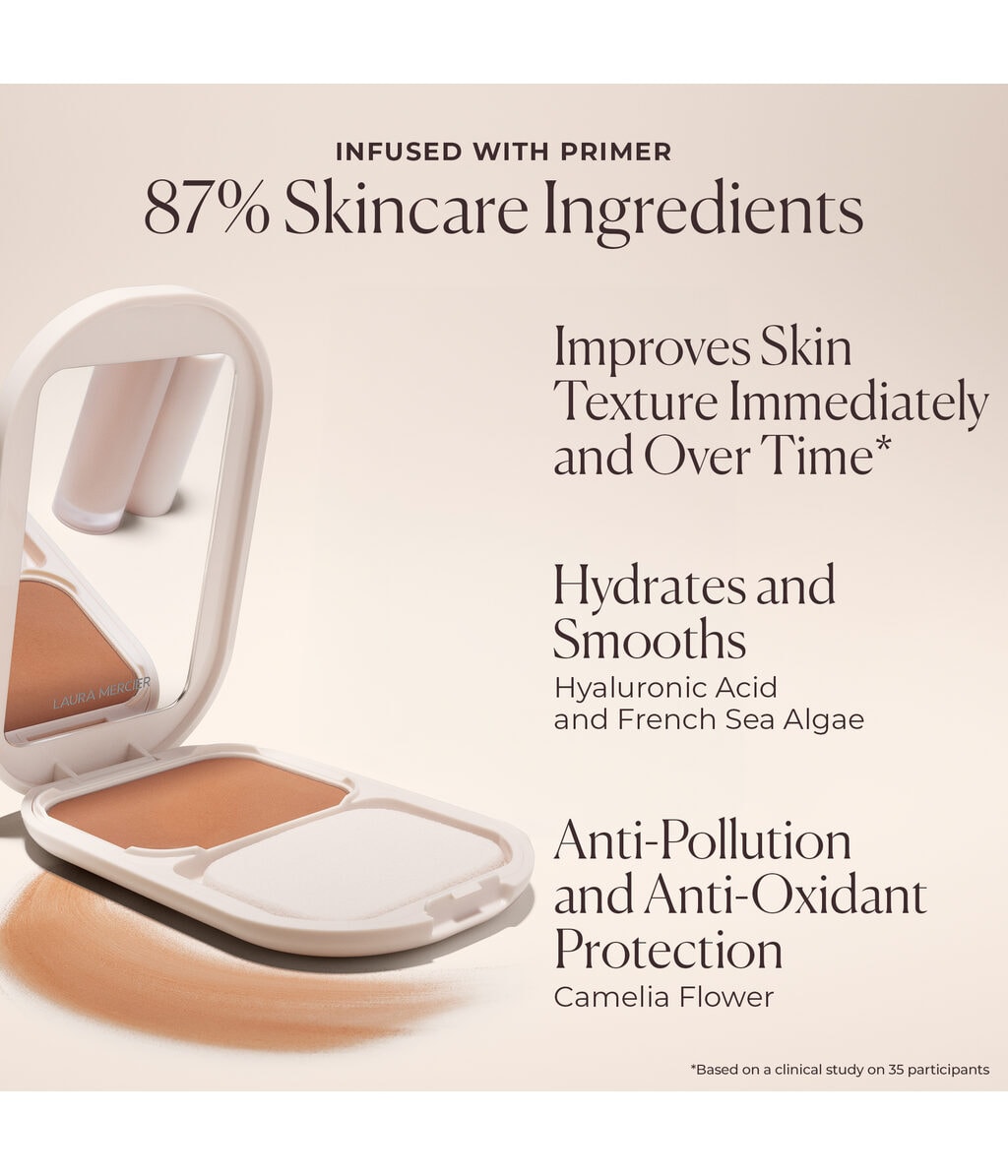 Компактная пудра Laura Mercier Real Flawless Feather Matte Powder Foundation матовая, оттенок 4N Palmier, 8 г — фото 5
