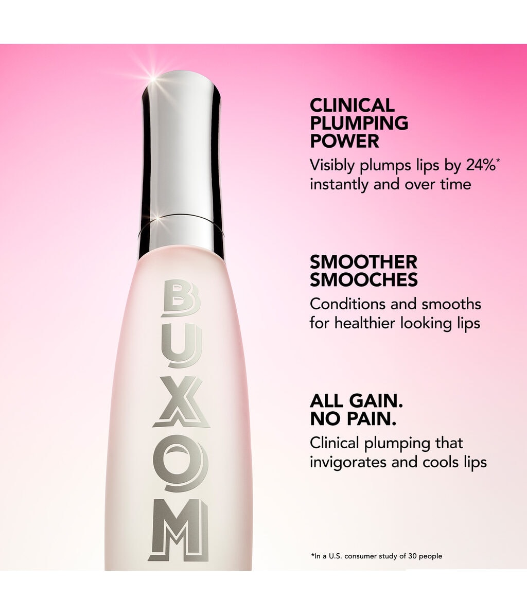 Сыворотка-блеск для губ Buxom Plump Shot Peptide Lip Serum, для объёма, с пептидами, оттенок Get Naked, 4 мл — фото 6