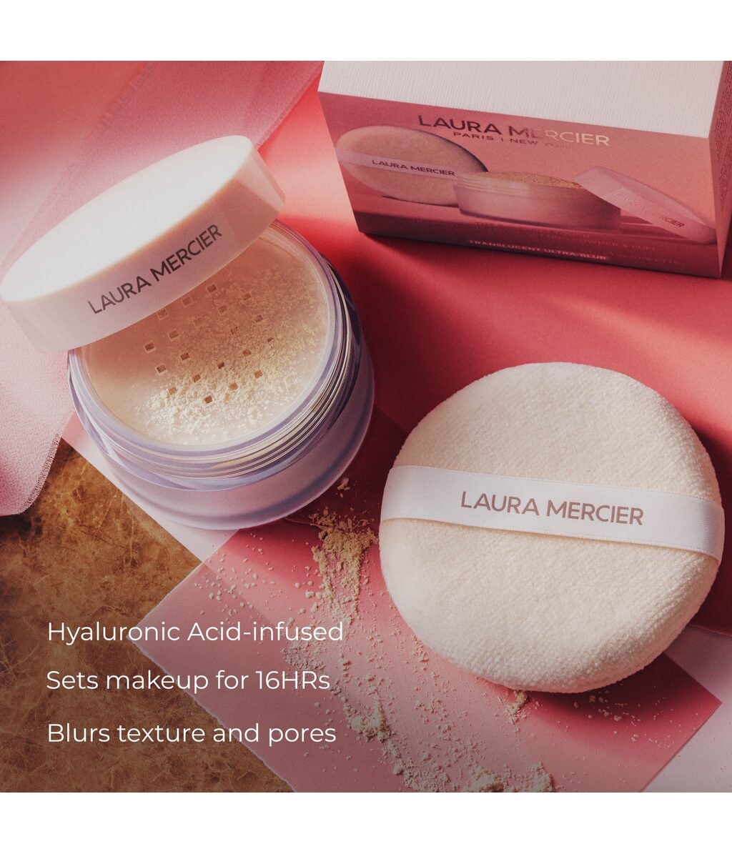 Набор для макияжа Laura Mercier The Finishing Touch Translucent Loose Setting Powder Ultra-Blur, пудра с пуховкой — фото 5