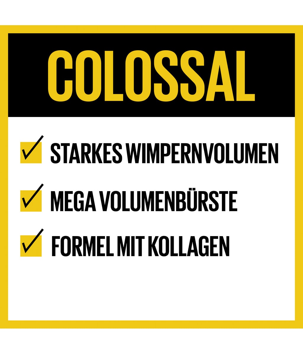 Тушь для ресниц Maybelline New York Volum' Express The Colossal Go Extreme с эффектом объёма, оттенок Very Black, 9,5 мл — фото 5