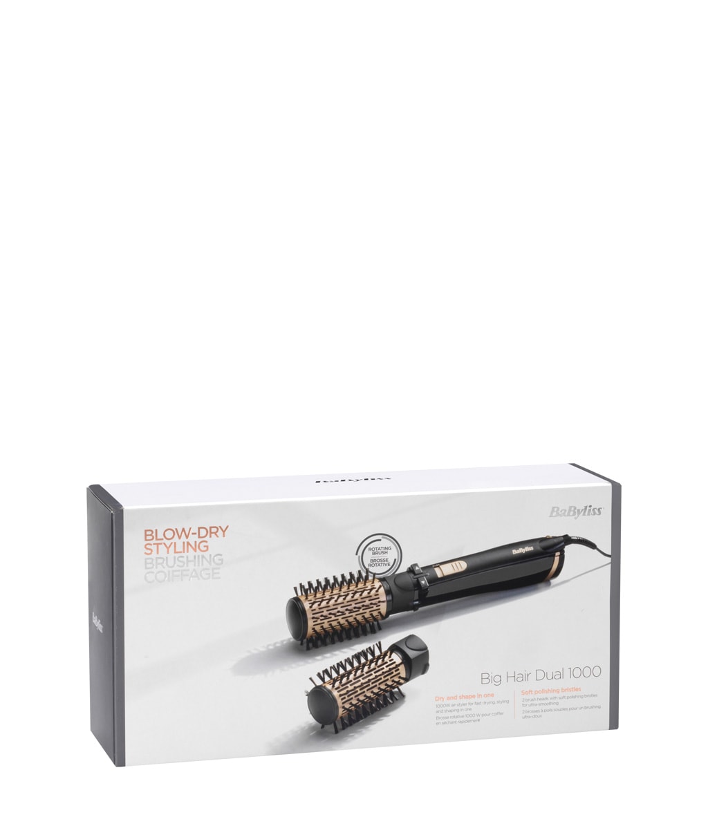 Фен-щётка BaByliss Big Hair Dual 1000 AS962E для объёма, керамическое покрытие, 1000 Вт — фото 2
