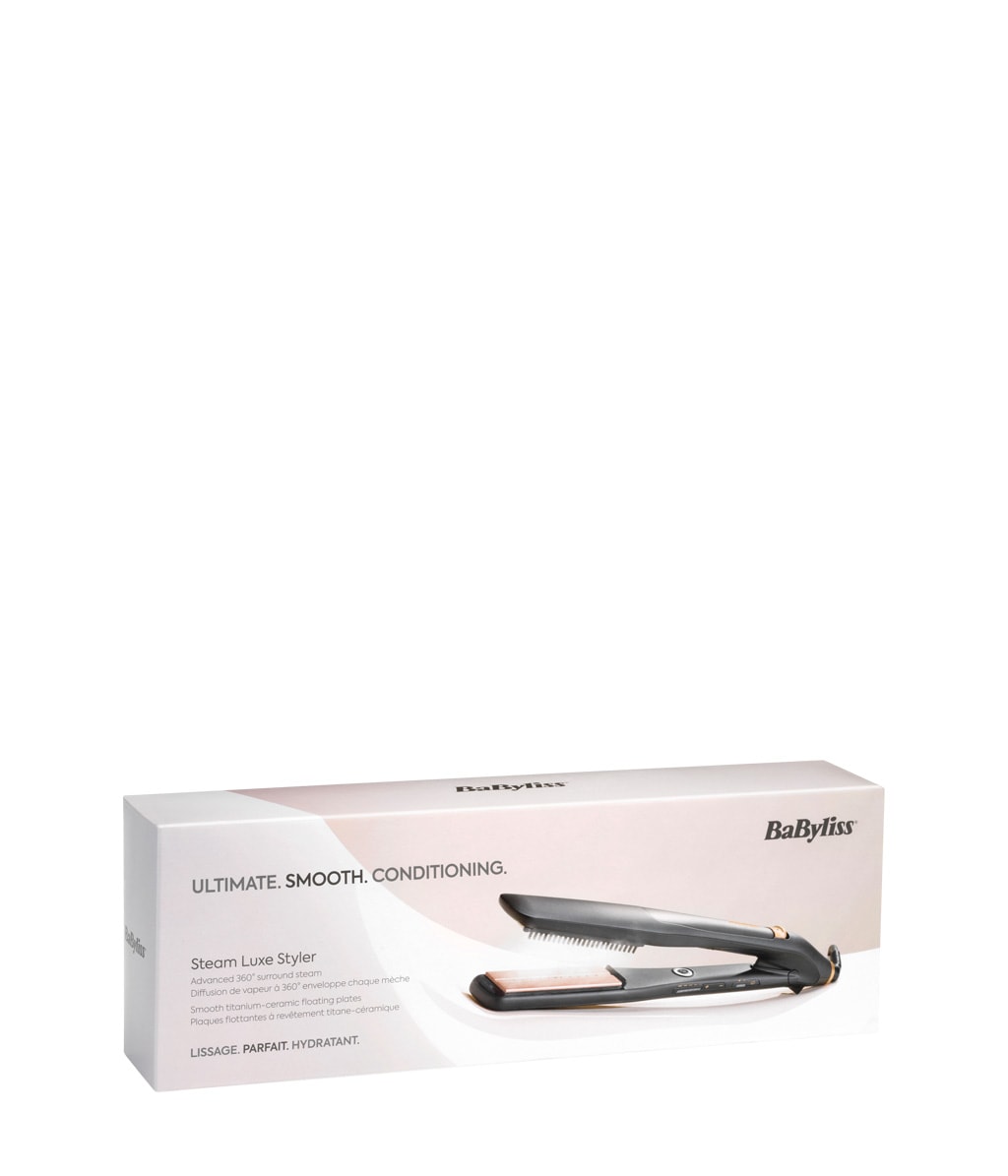Паровой выпрямитель для волос BaByliss Steam Luxe Styler ST596E, чёрный — фото 2
