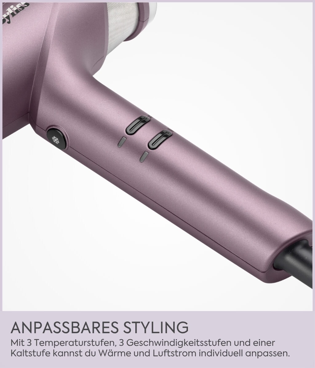 Фен BaByliss Futura, двигатель BLDC, с диффузором, 1600 Вт — фото 3