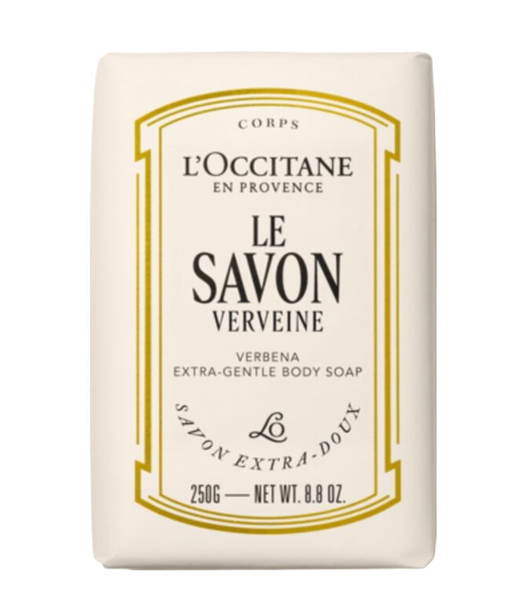 Мыло L'Occitane Le Savon Verveine Extra-Gentle Body Soap, кусковое, вербена, 250 г