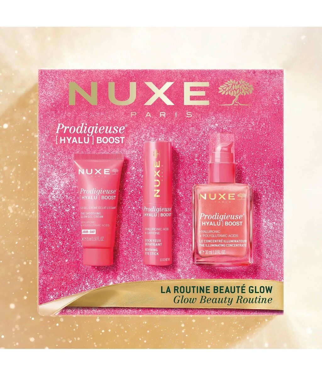 Набор Nuxe Prodigieuse [HYALU] Boost Glow Beauty Routine, увлажняющий, 1 набор (сыворотка 30 мл, крем 15 мл, стик 8,5 г) — фото 3