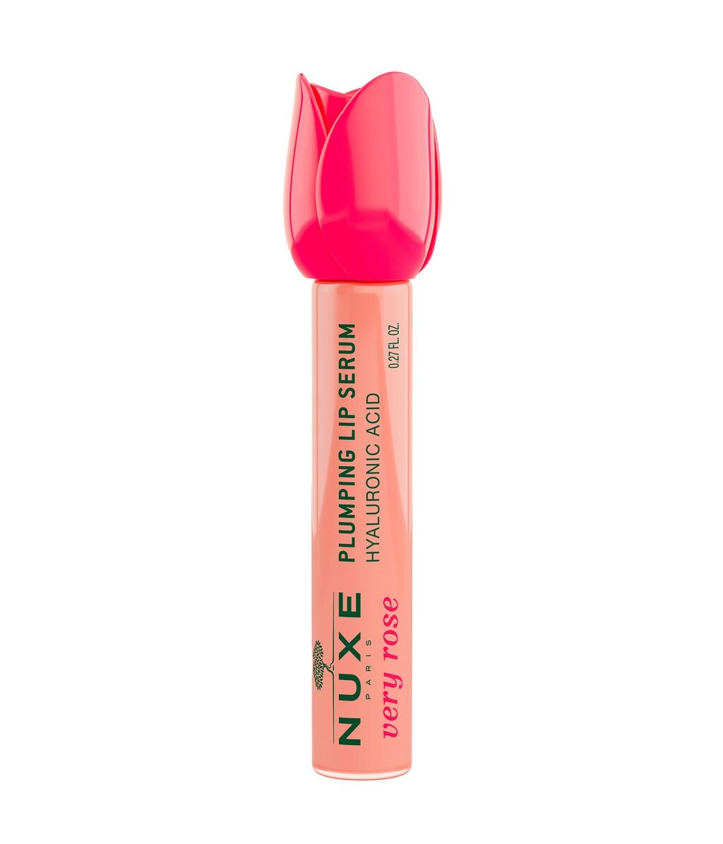 Масло-сыворотка для губ Nuxe Very Rose Plumping Gloss, увлажняющее, для объёма губ, 8 мл — фото 2
