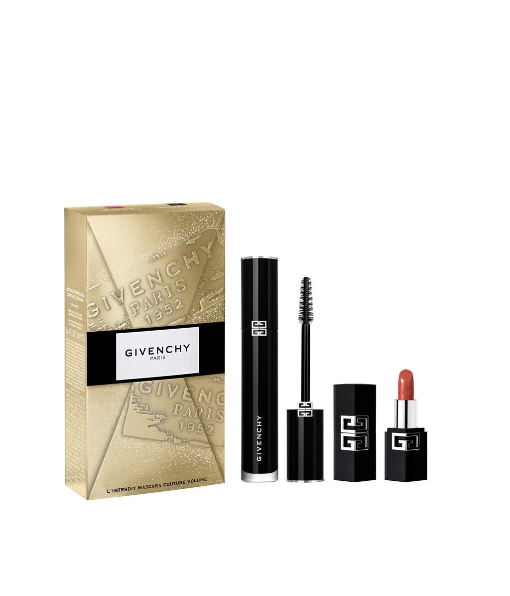 Набор Givenchy L'Interdit с тушью для ресниц Couture Volume и парфюмерной водой Irresistible, оттенок 01 Ultra Black