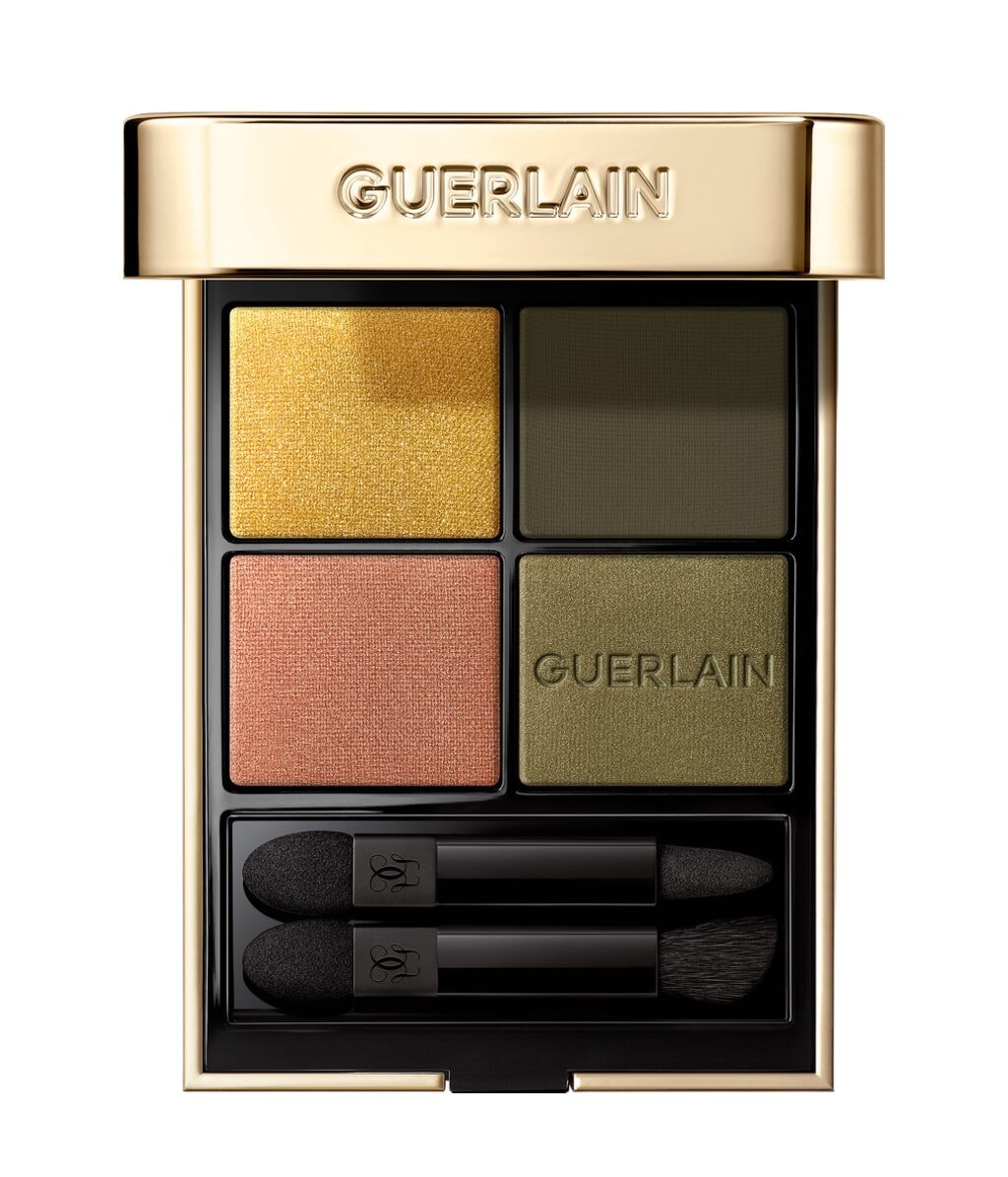 Палетка теней Guerlain Ombres G стойкие, интенсивные пигменты, оттенок 870 Emerald Feather