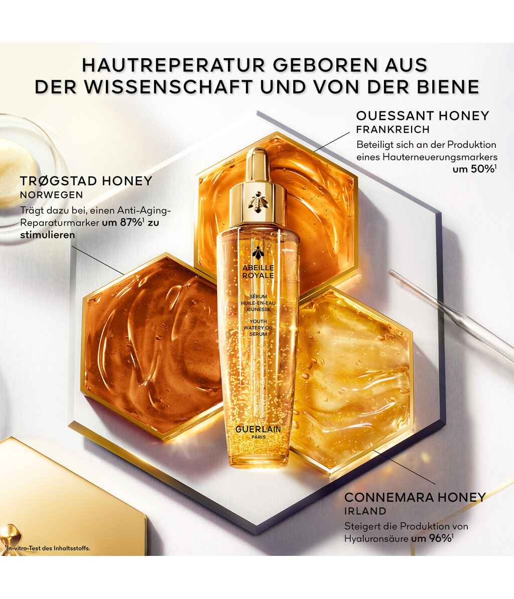 Масло-сыворотка для лица Guerlain Abeille Royale Youth Watery Oil Serum, антивозрастная, 75 мл — фото 4