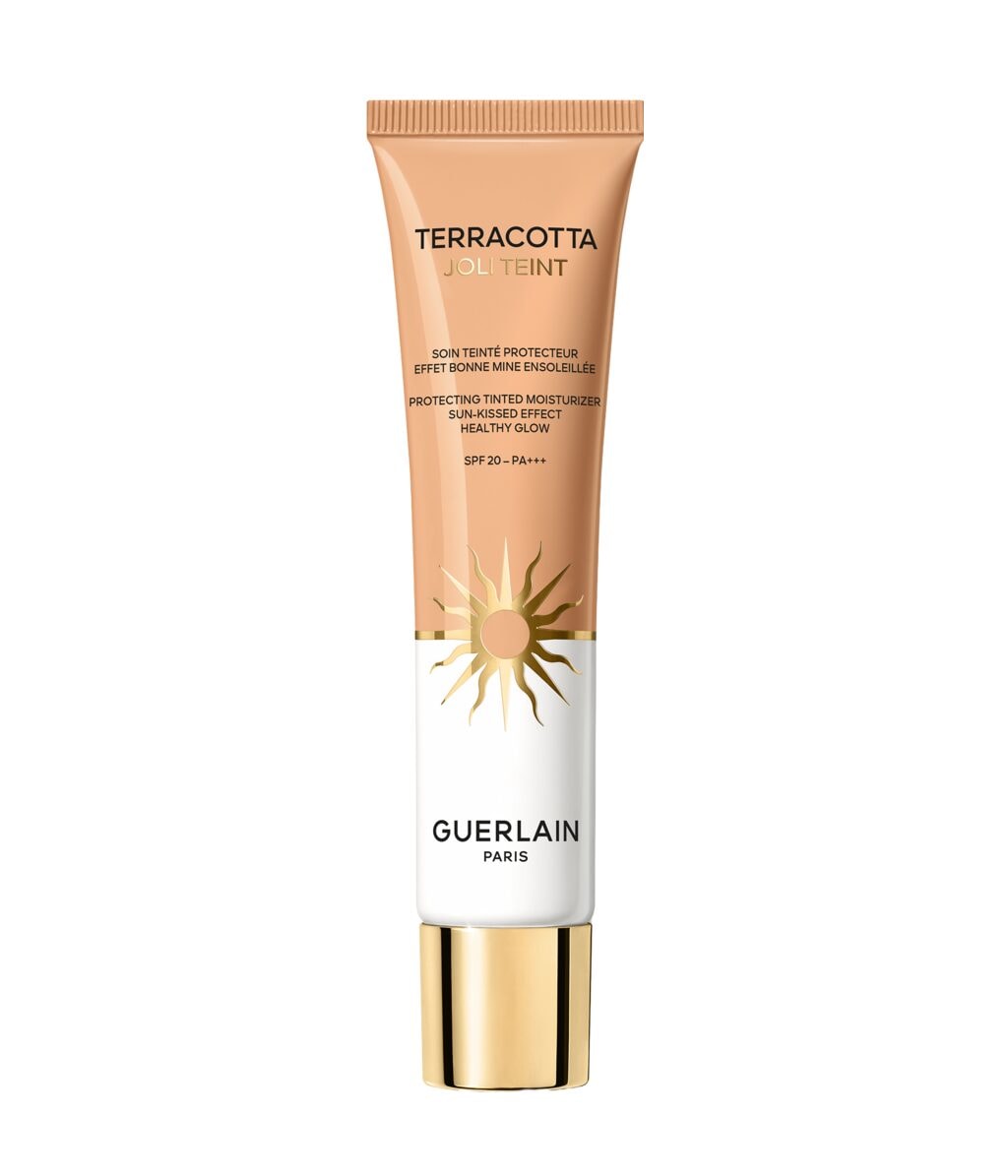 Тональная основа Guerlain Terracotta Joli Teint питательная, естественный финиш, оттенок 20 - Golden