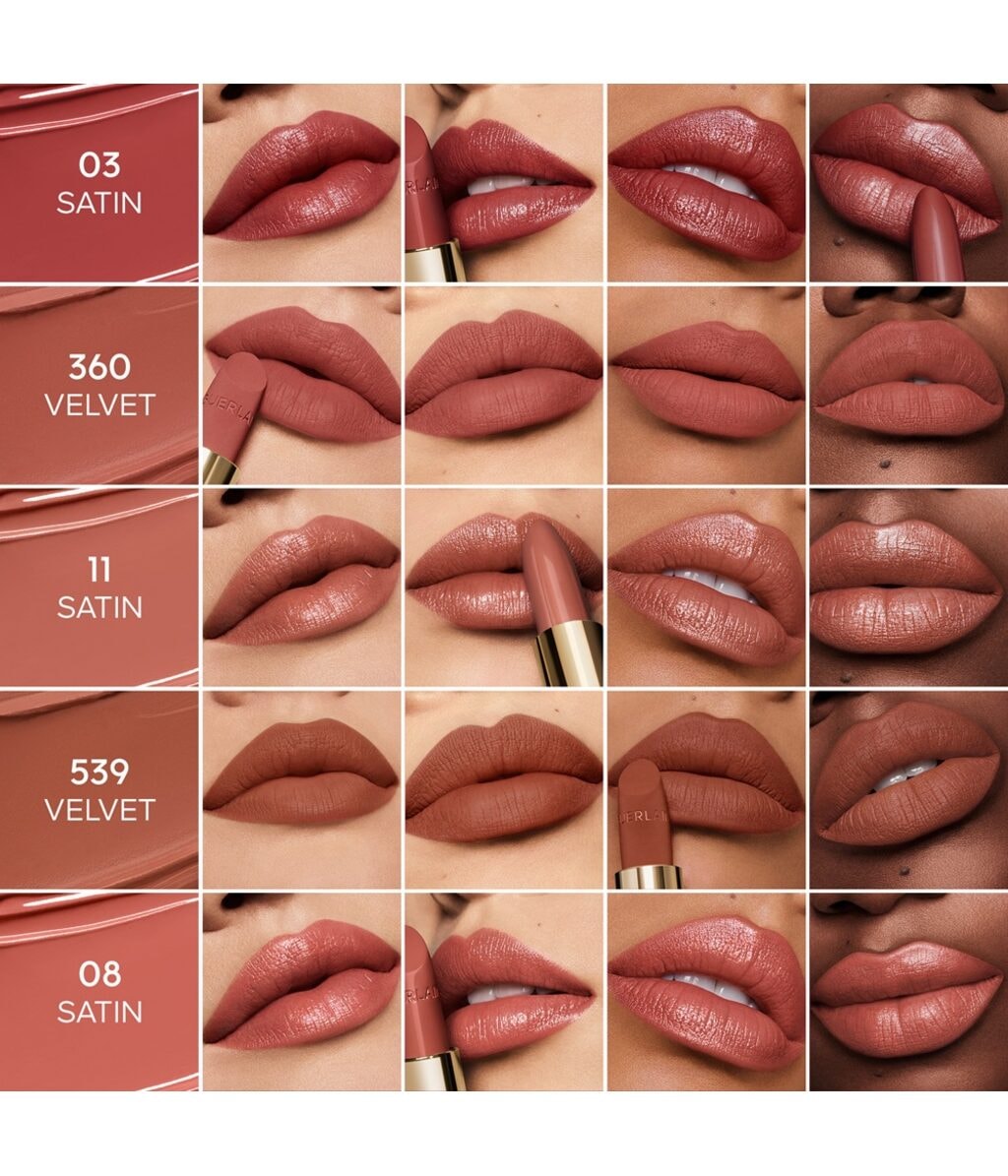 Помада Guerlain Rouge G Velvet ухаживающая, сменный блок, оттенок 962 Red, 4 г — фото 4