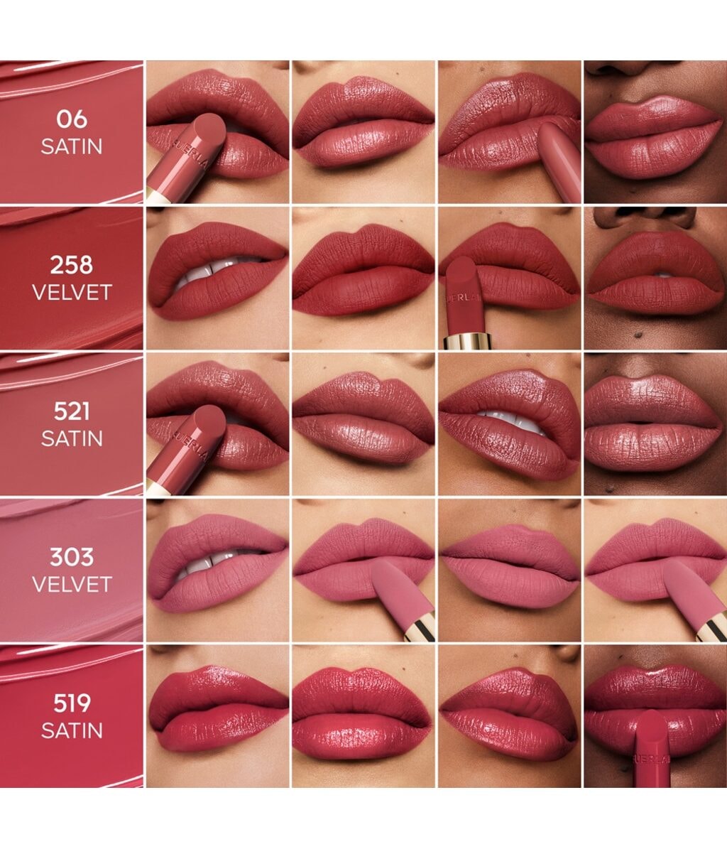 Помада Guerlain Rouge G Velvet ухаживающая, сменный блок, оттенок 962 Red, 4 г — фото 5
