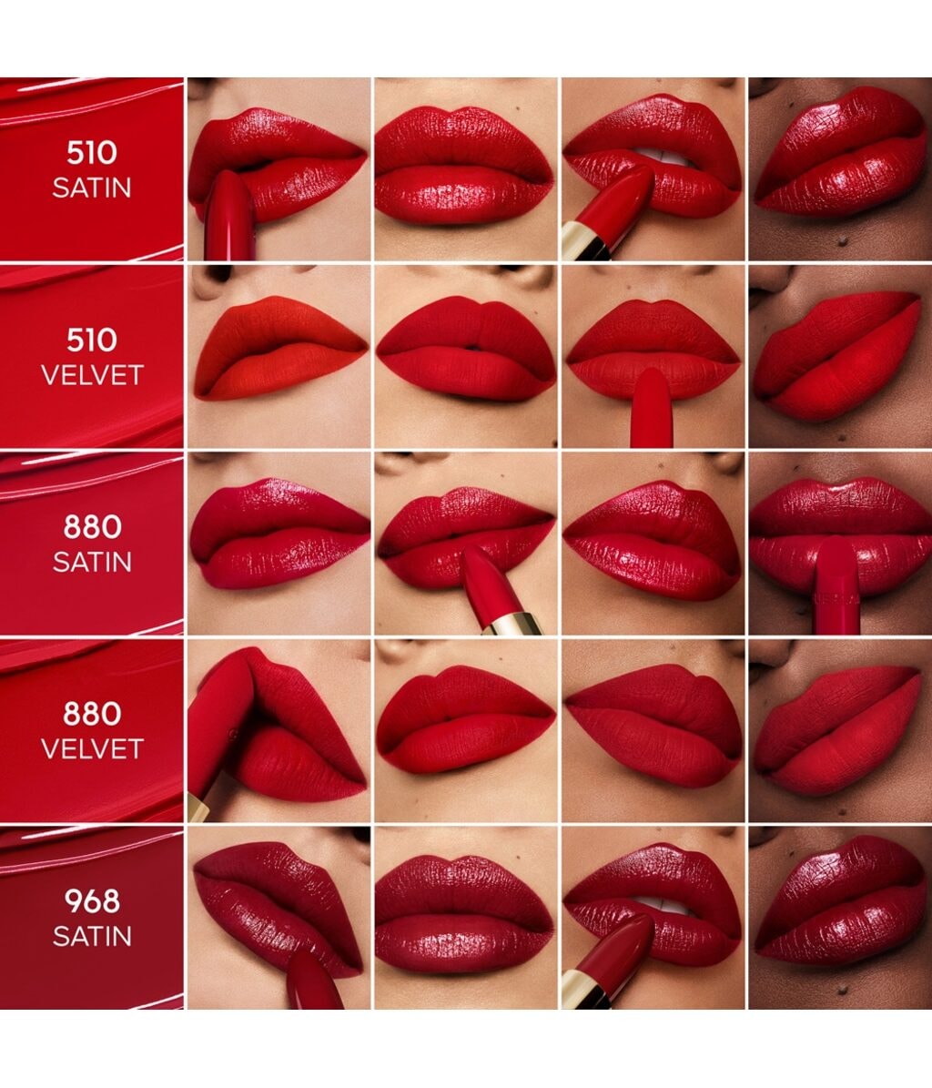 Помада Guerlain Rouge G Velvet ухаживающая, сменный блок, оттенок 962 Red, 4 г — фото 6