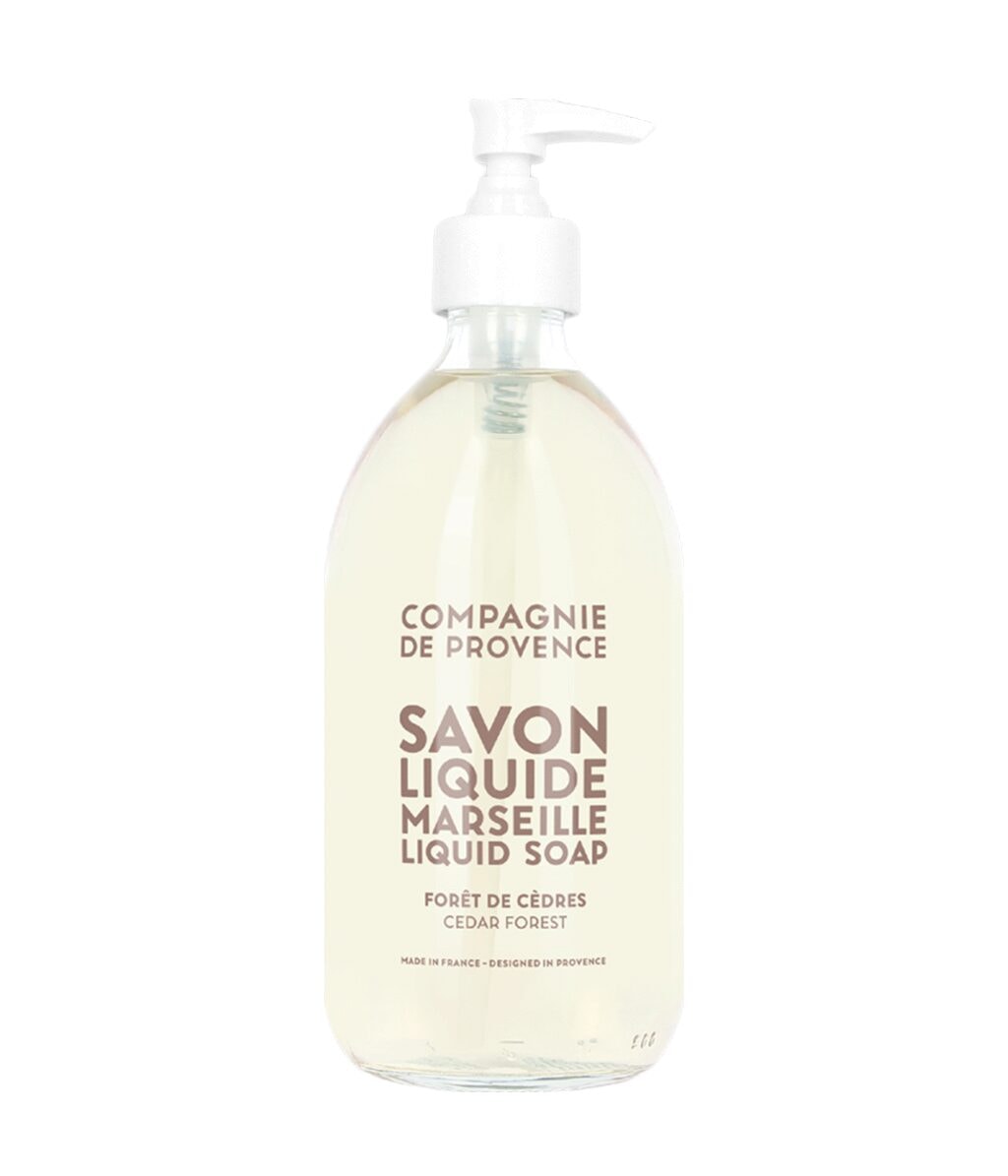 Жидкое мыло La Compagnie de Provence Savon Liquide Marseille Cedar Forest, древесный, 495 мл