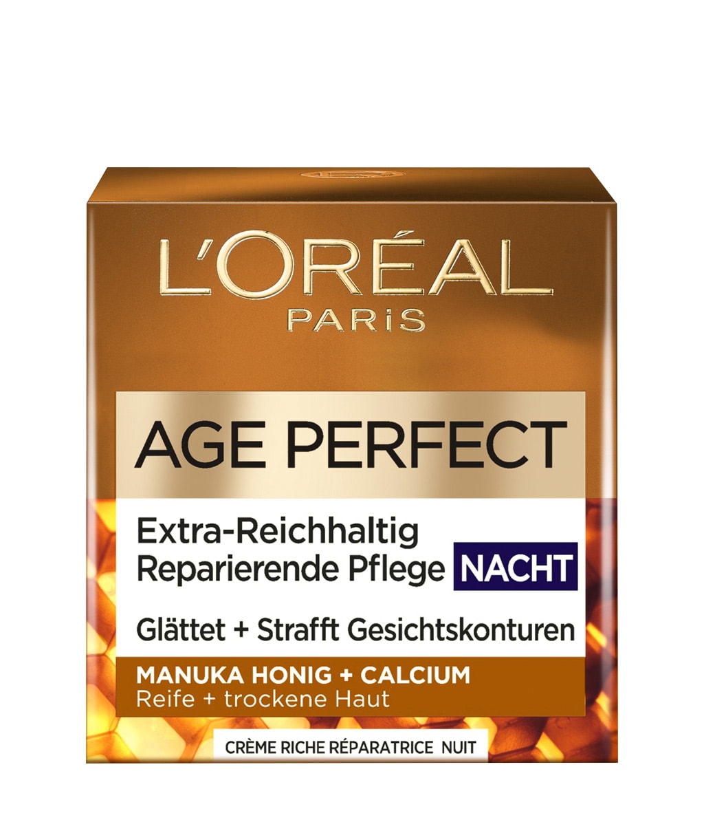Ночной крем для лица L'Oreal Paris Age Perfect Manuka Honey питательный, для зрелой и сухой кожи, 50 мл — фото 3