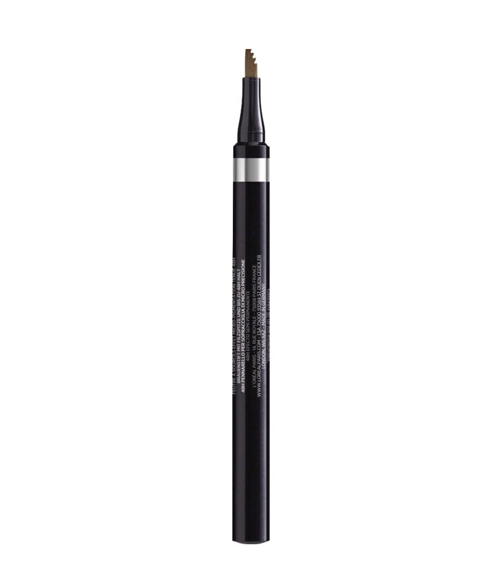 Карандаш для бровей L'Oreal Paris Unbelieva Brow Micro Tatouage стойкий, оттенок 1.0 Ebony, 1 г — фото 2