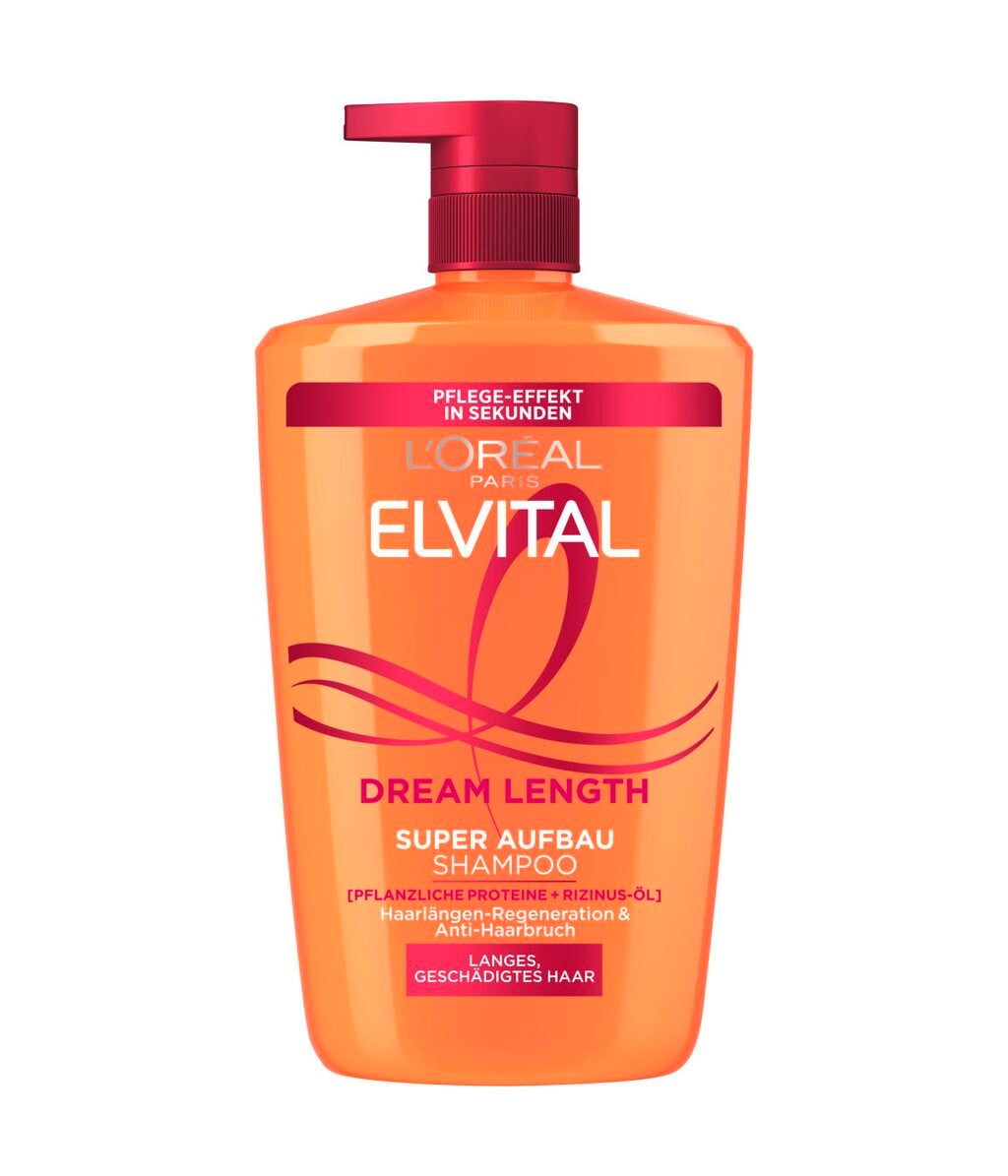 Шампунь L'Oreal Paris Elvital Dream Length укрепляющий, для длинных волос, 1000 мл