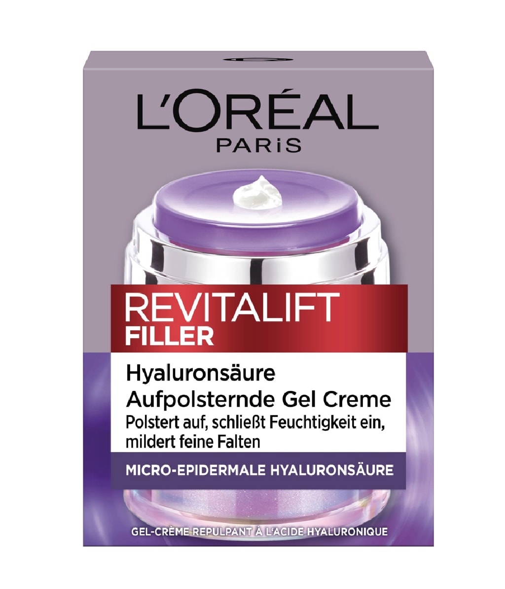 Гель-крем для лица L'Oreal Paris Revitalift Filler антивозрастной, с гиалуроновой кислотой, 50 мл — фото 2