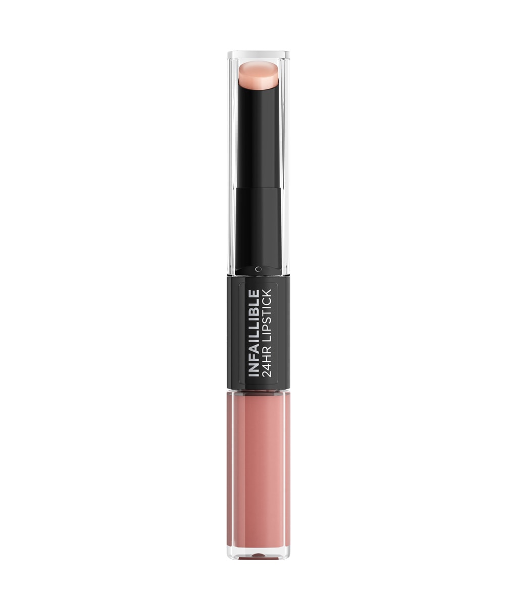 Помада L'Oreal Paris Infaillible 2-Step стойкая, с блеском, оттенок 803 Eternally Exposed, 5,7 мл