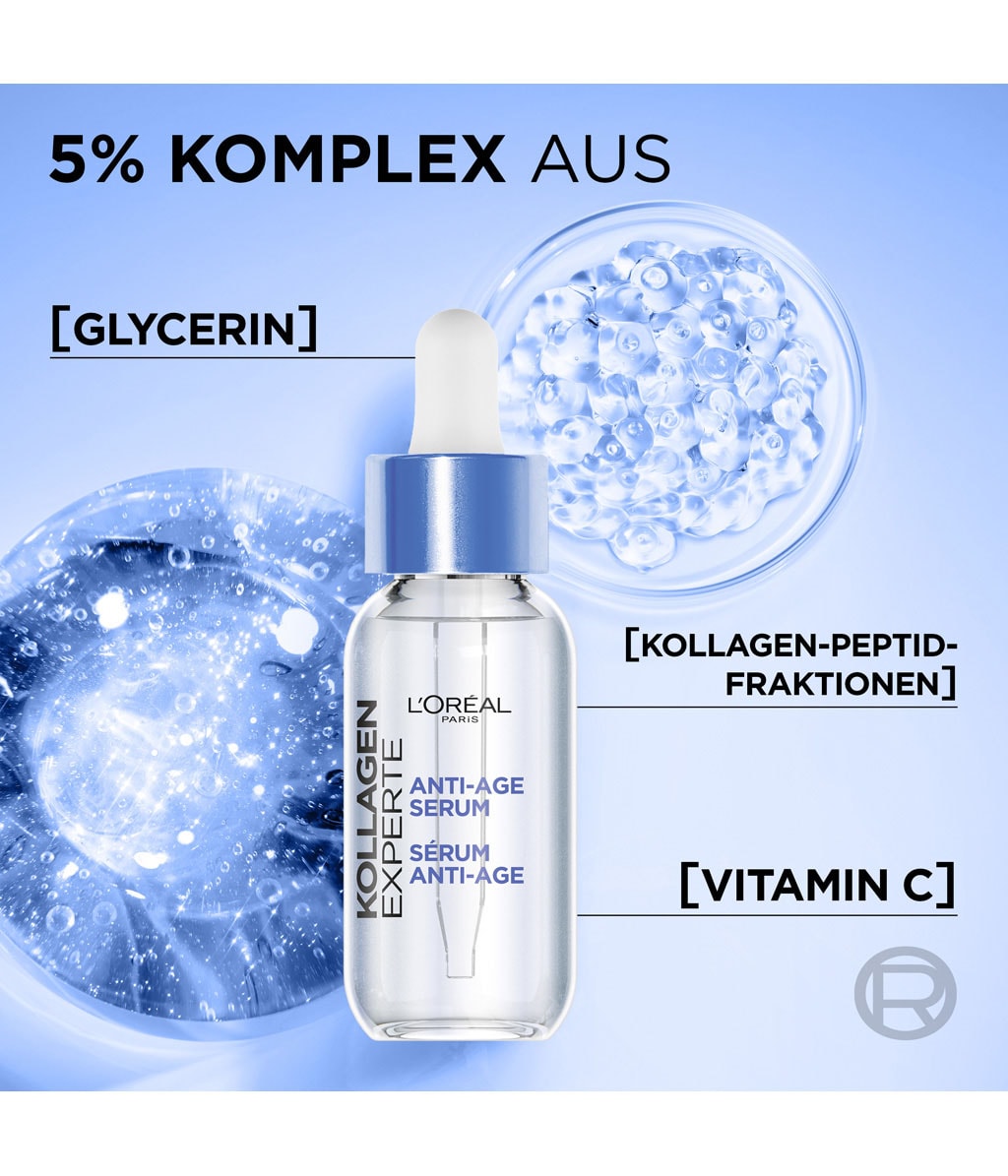 Сыворотка для лица L'Oreal Paris Collagen Expert Anti-Age Serum, антивозрастная, увлажняющая, для зрелой кожи, 30 мл — фото 5