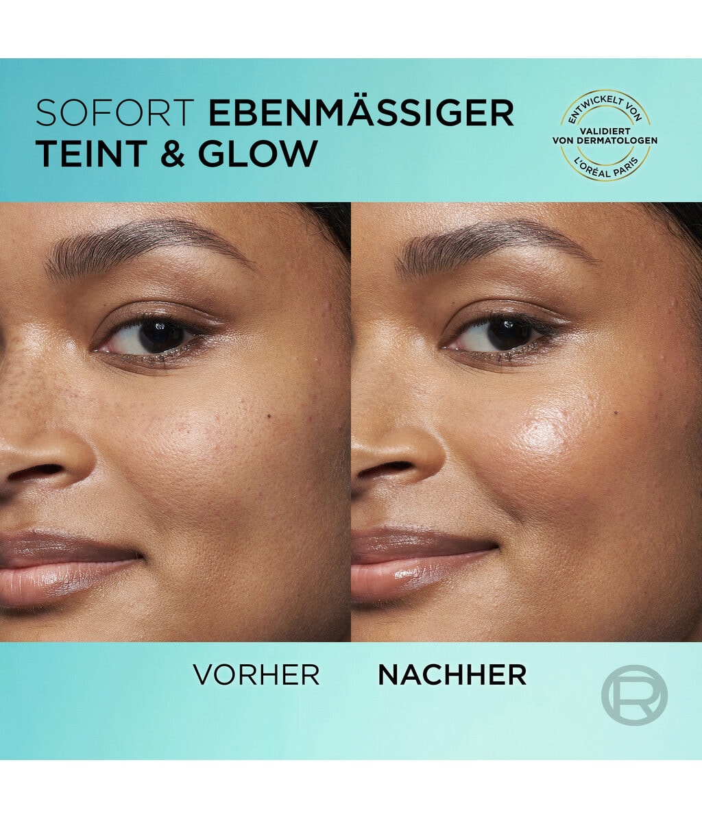 Тонирующий солнцезащитный флюид для лица L'Oreal Paris Bright Reveal, ежедневный, SPF 50, оттенок Medium, 50 мл — фото 2