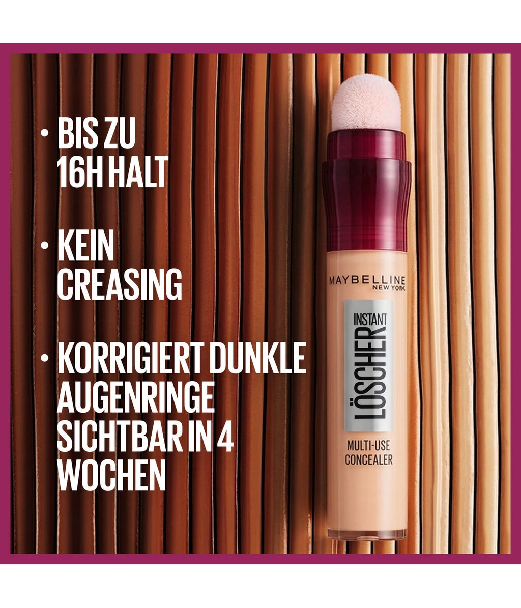 Корректор Maybelline New York Instant Anti-Age Eraser с аппликатором-спонжем, оттенок Lilac, 7 мл — фото 5
