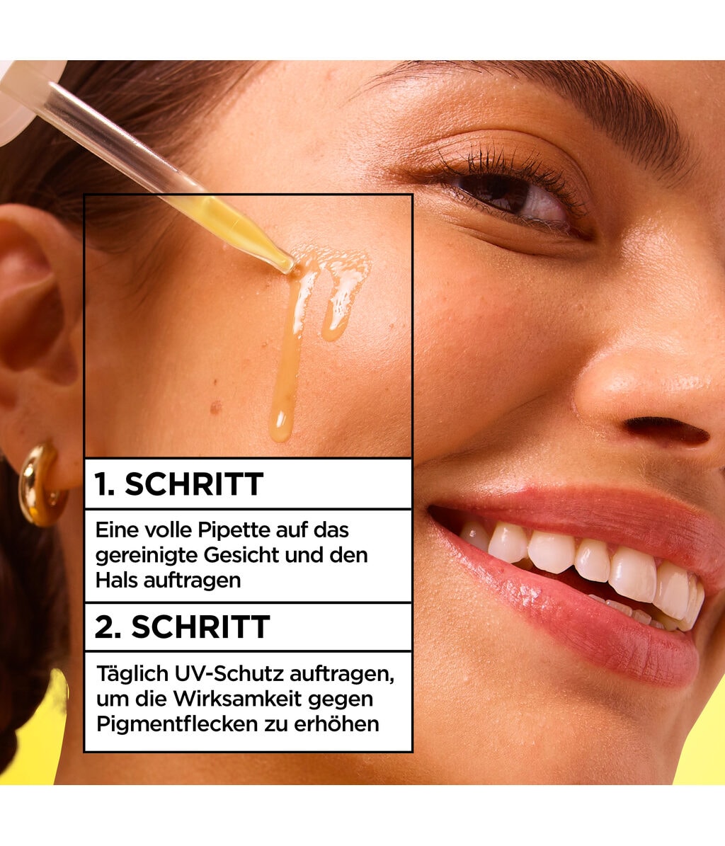 Сыворотка для лица Garnier SkinActive Vitamin C Brightening Serum, осветляющая, с ниацинамидом, 30 мл — фото 3