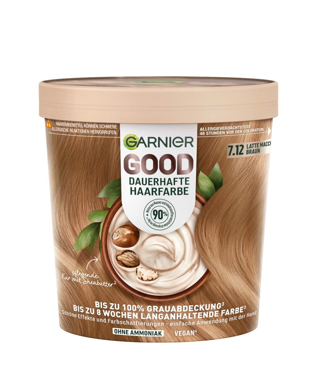 Стойкая краска для волос Garnier Good, до 8 недель, оттенок 7.12