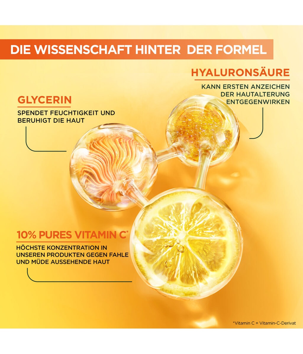 Сыворотка для лица Garnier SkinActive Vitamin C Glow Booster, ночная, с витамином C, 30 мл — фото 2