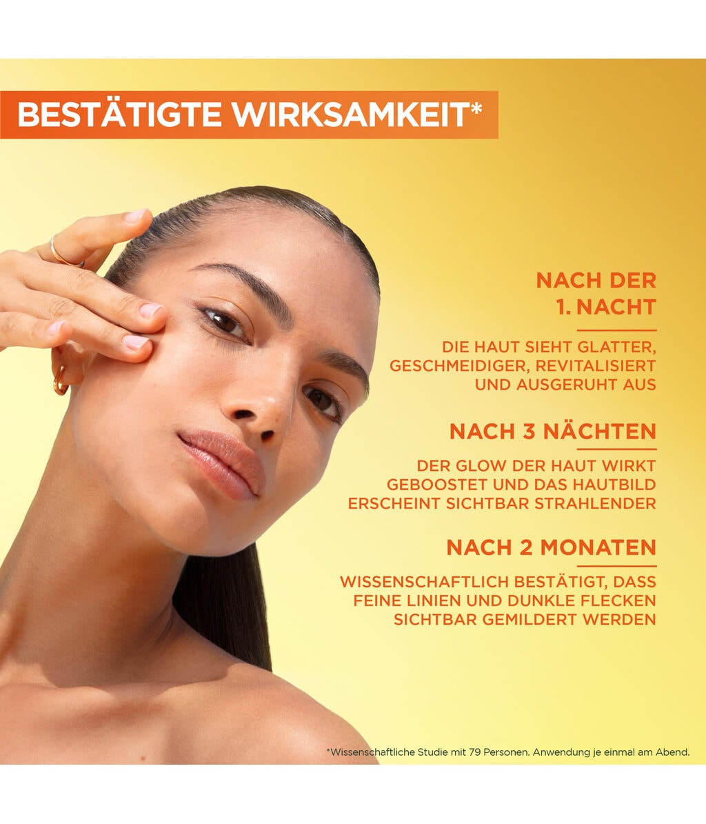 Сыворотка для лица Garnier SkinActive Vitamin C Glow Booster, ночная, с витамином C, 30 мл — фото 5